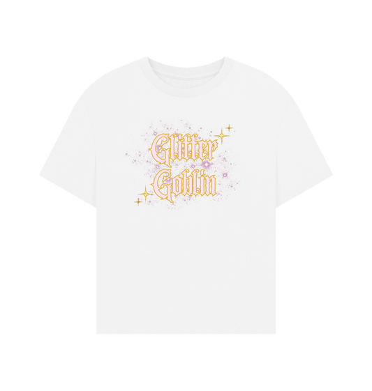 White Printed T-shirt Front