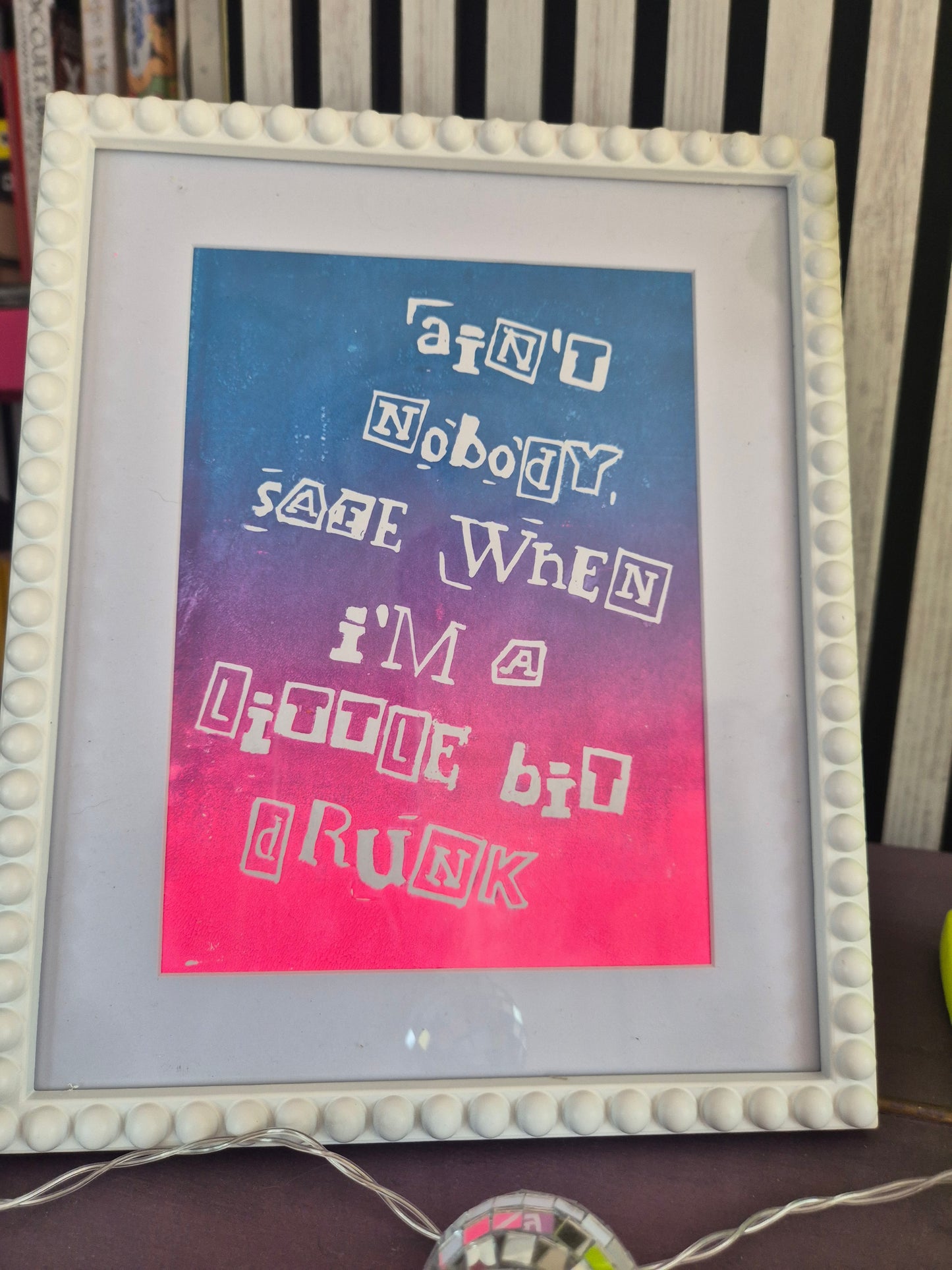 Lyric Lino Print - Sabrina Carpenter Inspired